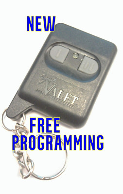 NEW YOUR VALET 2 BUTTON GRAY REMOTE KEY FOB ALARM GREEN LED EZSDEI471 RPN 471T
