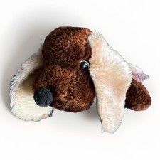 Vintage Avlon Inc Plush Dog Puppy Stroudsburg I Love You Pup Korea 8” Tan Brown