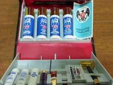 Mckesson Tawn Limited '76 Travel Case Men Shaving Kit Schick Razor INCOMPLETE