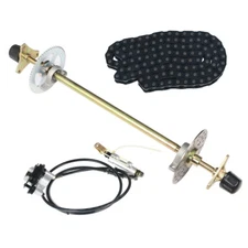 29" Go Kart Rear Live Axle Kit, Sprocket & Hub Brake Assembly Chain ATV Quads