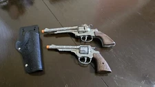 Gonher Cowboy Revolvers Pistols Die Cast Cap Gun Toy Made In Spain 