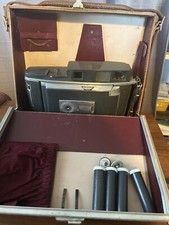 VINTAGE POLAROID 900 ELECTRIC EYE LAND CAMERA W/LEATHER CASE And Manuals