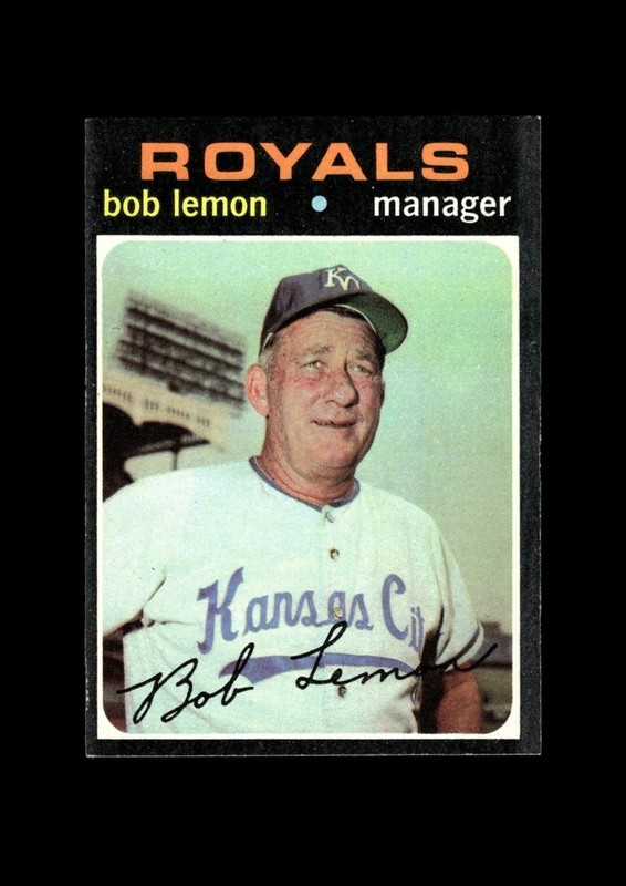 1971 Topps Set-Break # 91 Bob Lemon EX-EXMINT *GMCARDS*