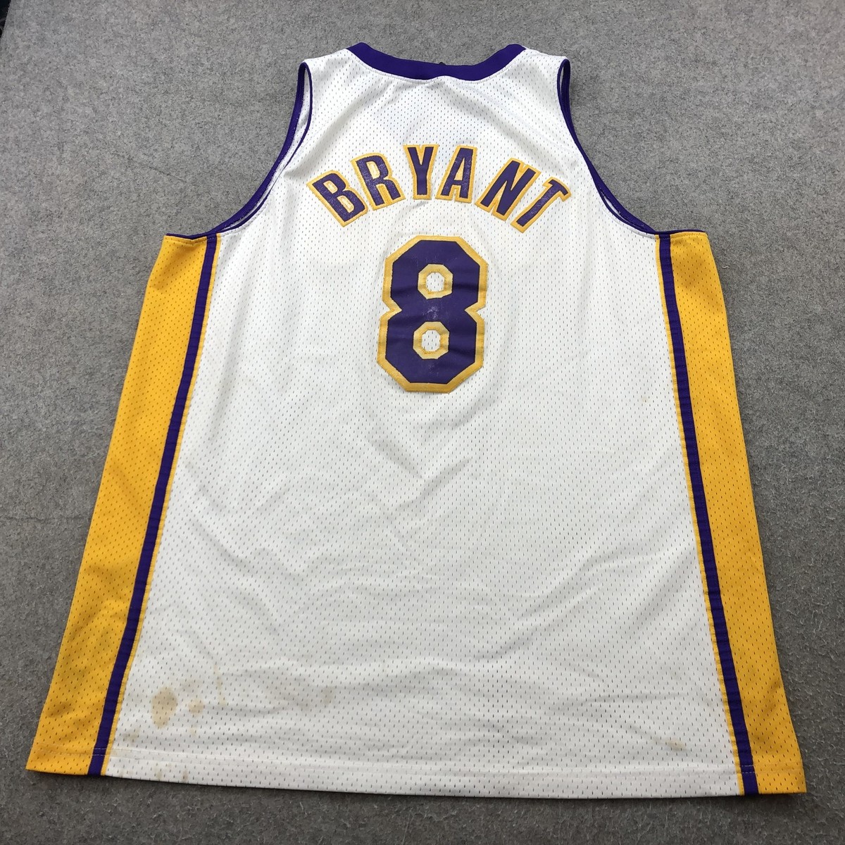 Vintage Los Angeles Lakers Kobe Bryant Jersey Mens 2XL White
