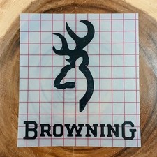 Deer Head Vinyl Decal Buck Silhouette Hunting Sticker Truck Window Case Safe