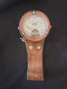 Vintage C-I-L Blasting Galvanometer Model 2 Leather Strap Mining Explosives Test