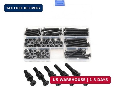 LBY 35 Sets Threaded Insert Nuts and Bolt Assortment Kit, 1/4-20 × 13mm Threaded