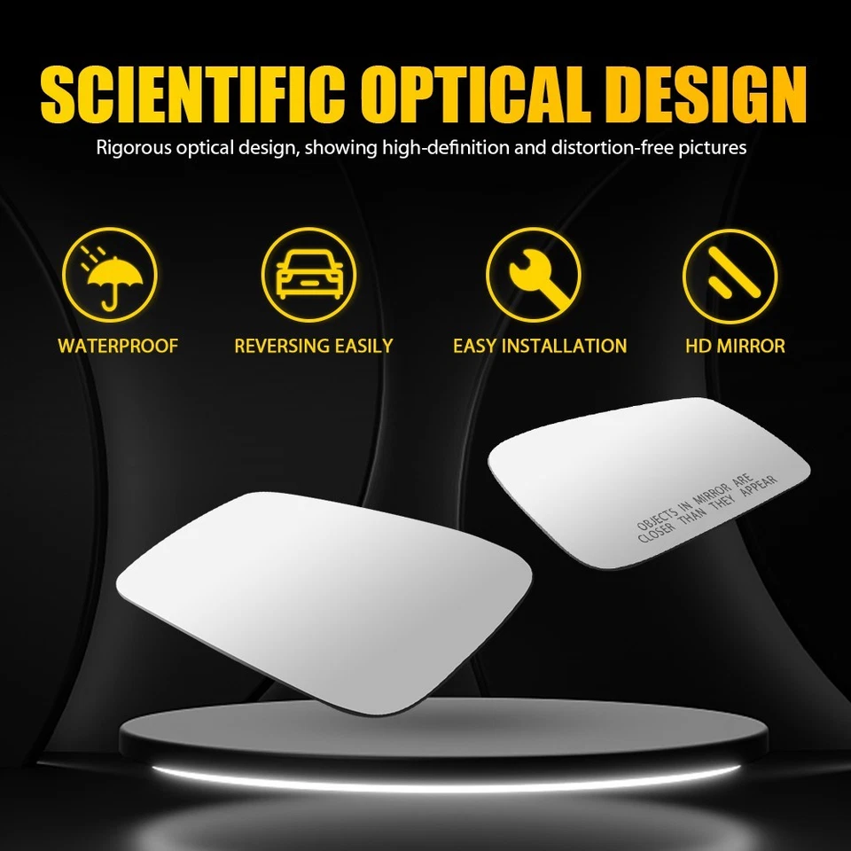 Espejo retrovisor térmico lado izquierdo derecho conductor vidrio para BMW 528I 535D 640I 51167228612 Foto 3 de 4