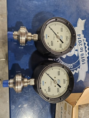 #ad New Wika XSEL 4.5quot; Liquid Filled 600 PSI Pressure Gauge 1 4quot; NPT $139.00