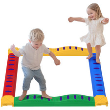 Kids Balance Beam Childrens Sensory Toys Stepping Stones Non Slip Foot Pads 