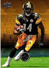 2008 Upper Deck #PU22 Limas Sweed Potential Unlimited FB5