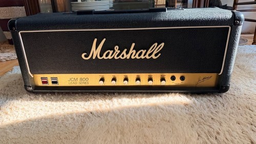1990 Marshall JCM 800 Lead Series Model 2203 100W Tube Amp Head England Vintage