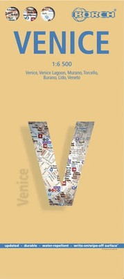 Borch Map Venedig / Venice | (Land-)Karte | Mehrfarbendruck. Gefalzt | 2 S.