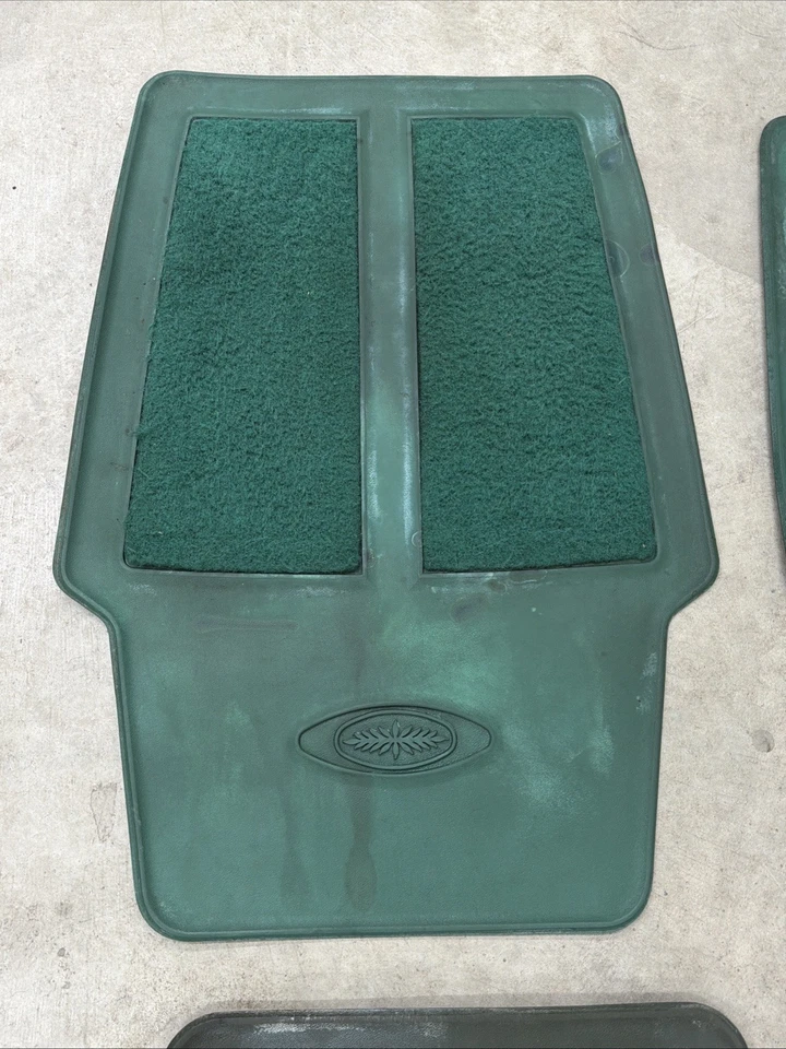 1975-1979 Lincoln Continental Floor Mats Jade Green OEM Rare! Foto 2 de 4