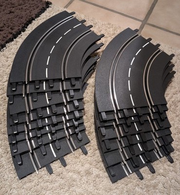 Set Angebot: 16 Stück Carrera D124/D132/EVO Kurve 1/60° Standardkurve, 20020571