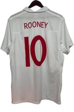 Wayne Rooney Hand Signed England 2000 Home Jersey With COA (X18)