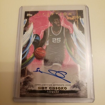2024-25 Topps Inception Sidy Cissoko NBA G League Ignite Auto Pink 25/99