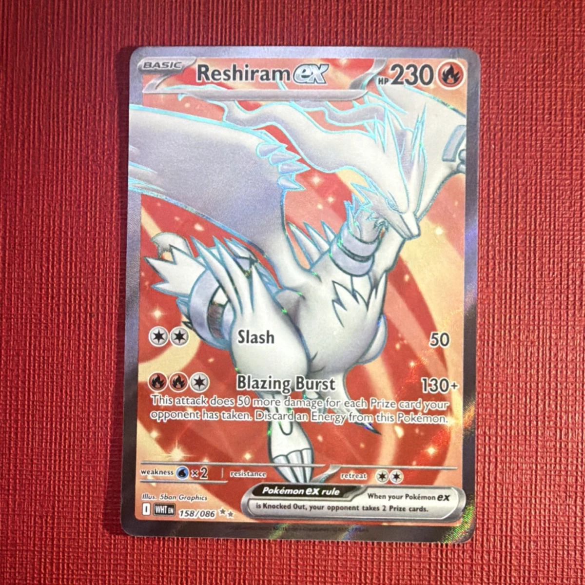 Reshiram Ex for sale | eBay