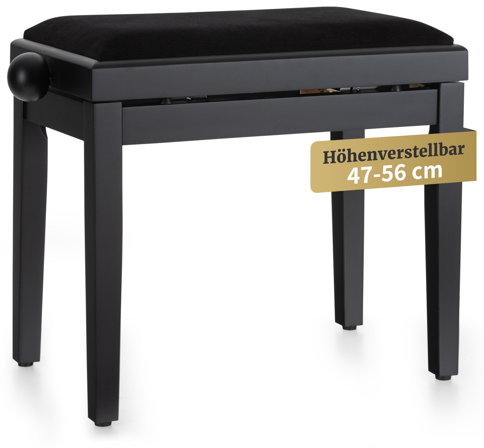 Klavierbank Klavierstuhl Pianobank Hhenverstellbar Hocker Schwarz матовый 13190₽