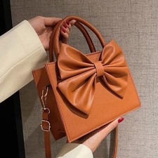 Stylish Women’s Crossbody Shoulder Bag – Bianca Original Front Bow – Chic Everyd