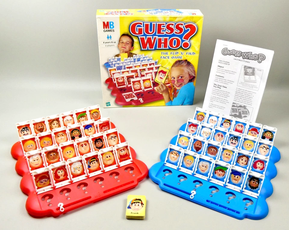 Vintage Guess Who? Board Game Original Guessing Game by MB 2001 (6+) - Complete - Image 2 of 4