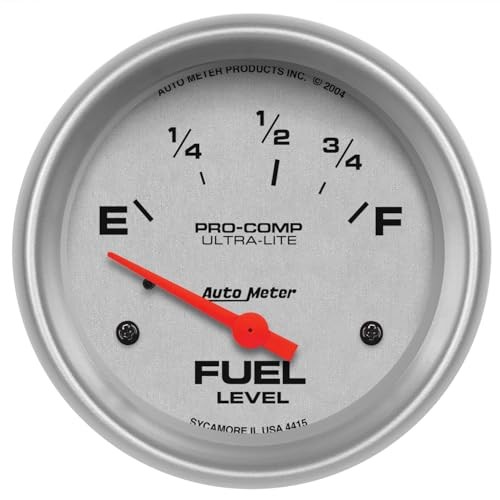 Auto Meter Ultra-Lite Series 2-5/8" Short Sweep 0-30 OHM Electric Fuel Level Gauge - Autometer - View #10