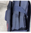 Trafalgar Navy Blue Canvas Duffle Bag 14" Adjustable Strap Carry On VINTAGE — photo 4