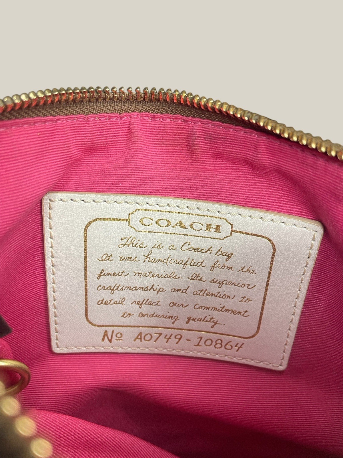 Coach A0749-10864 Patchwork Leather & Canvas Duff… - image 4