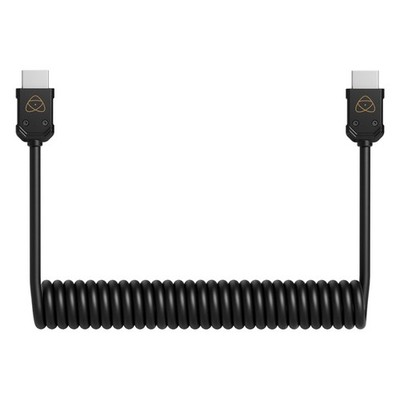 Atomos 17.7'' 4K HDMI to HDMI Coiled Cable, Black