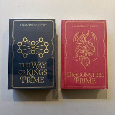 The way Of Kings and Dragonsteel Prime by Brandon Sanderson Hardcover Editions