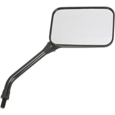 Emgo Universal True Vision Mirror With 7" Stem - Rectangle - Black - Right |