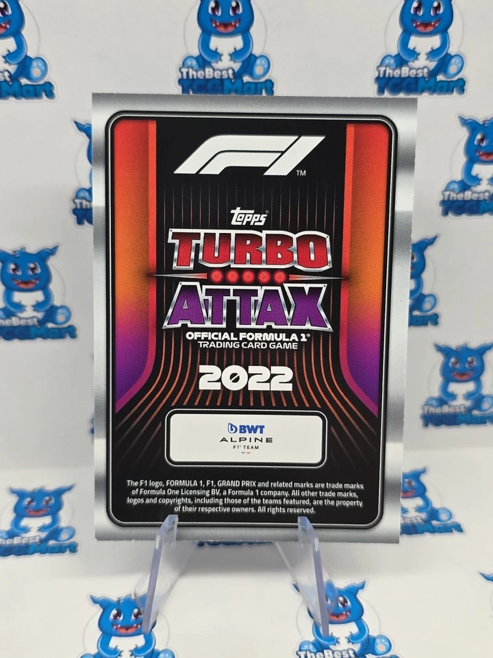 2022 Topps Turbo Attax F1 Formula 1 Grand Prix Booster Esteban Ocon #321 - Image 2 of 2
