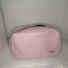Lancome Soft Pink Makeup Bag Cosmetic Organizer Pouch Travel