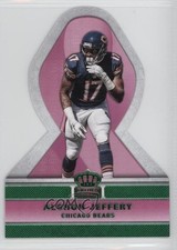 2015 Panini Crown Royale Pink Ribbons Die-Cuts Green Alshon Jeffery #PR20 5h6