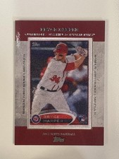 2013 Topps #RCP-24 Bryce Harper Manufactured Rookie Card Patch Nationals. rookie card picture