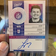 Ladd McConkey #NPS-LMY Prices | 2024 Panini Prestige NFL Passport