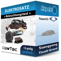 für Ssangyong Tivoli Grand 21- Towtec E-Satz 13Polig Fahrzeugspezifisch NEU