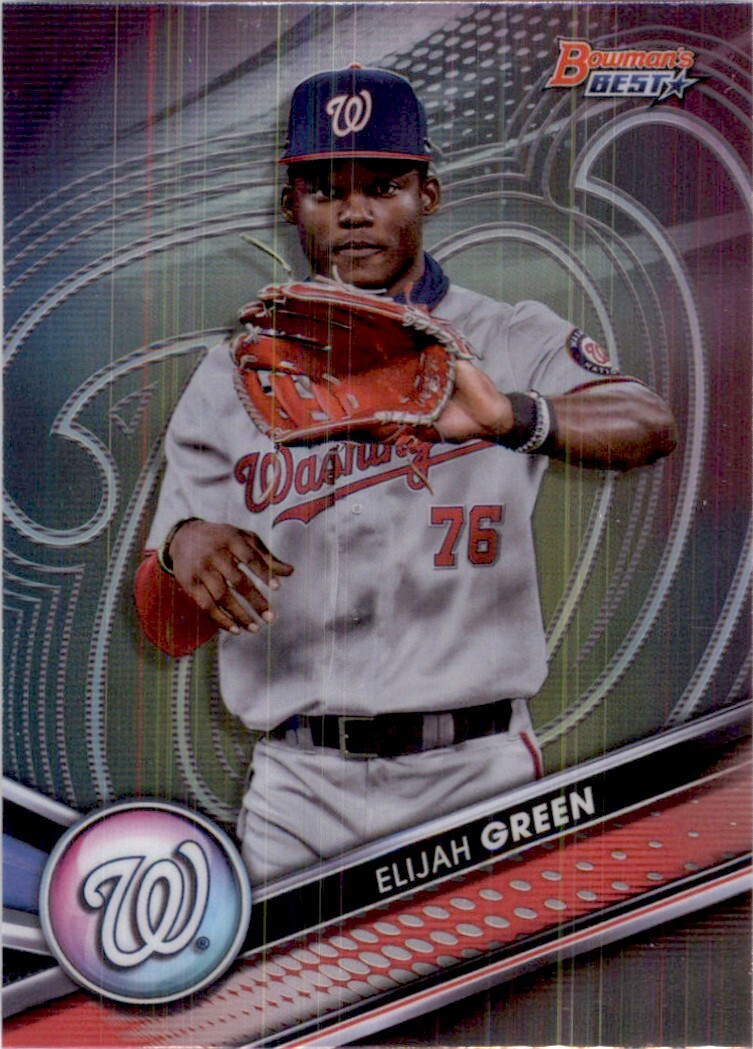 2022 Bowmans Best . ELIJAH GREEN Washington Nationals #TP-29