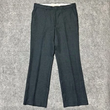 Vintage DAKS Dress Pants Men's Size 36x32 Dark Gray Polyester Pants