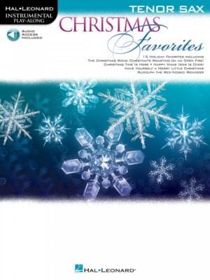 Christmas Favorites Tenor Sax Instrumental Play-Along Book and Audio 000236535