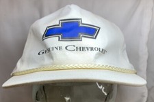 Genuine Chevrolet Vintage White Rope SnapBack Trucker Hat