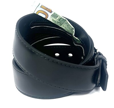 Leather Brown Money Belt Travel Belt L UK