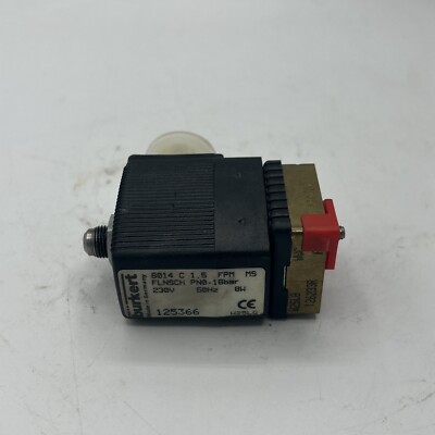 Burkert 6014 C 1.5 FPM MS Solenoid Valve 0 to 16 Bar