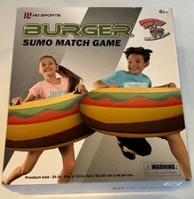 MD Sports Sumo Burger Match Outdoor Game Bumper Boppers - Blow up Tube 