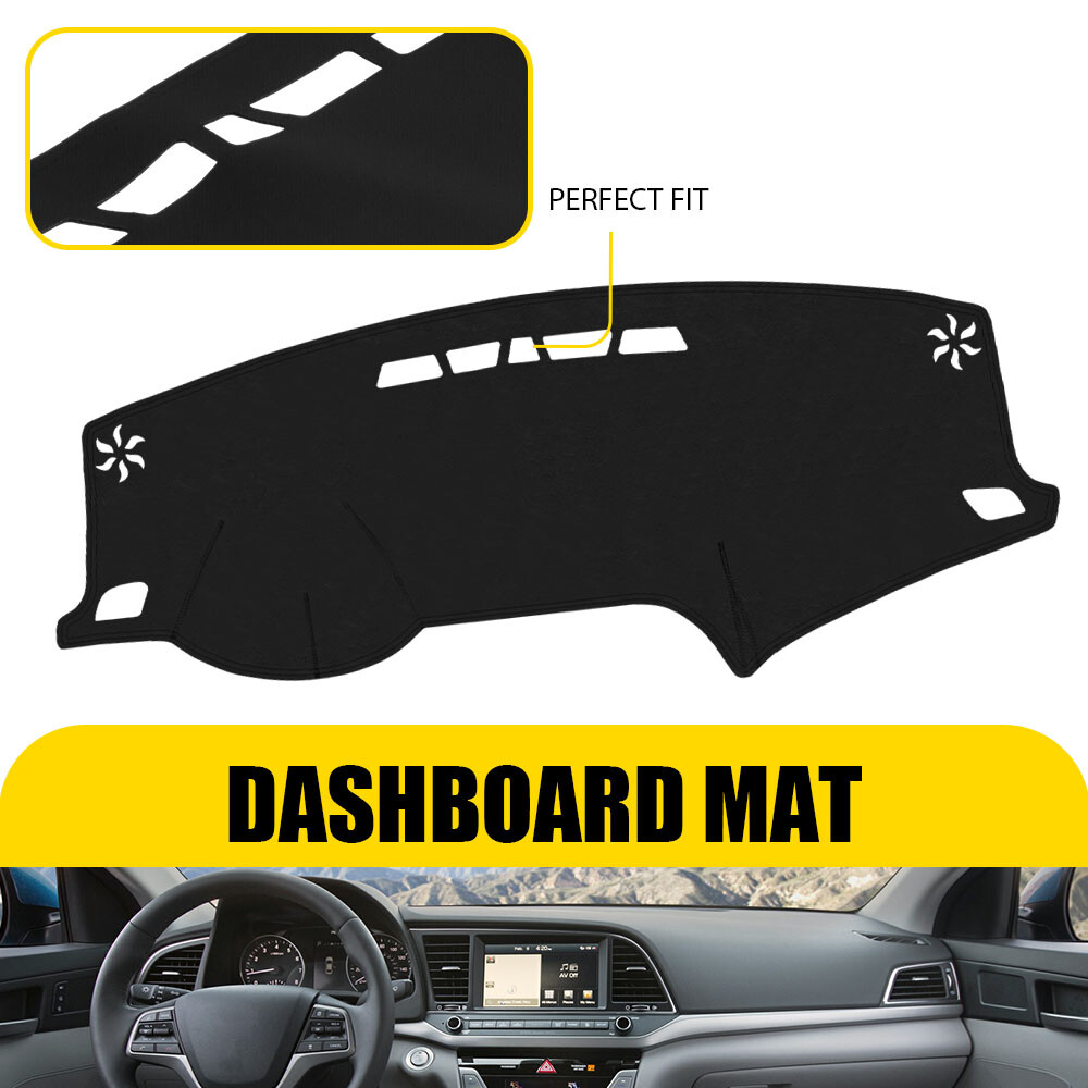 Hyundai Sonata 2015-2019 Black M Dashboard Sun Cover Mat Pad