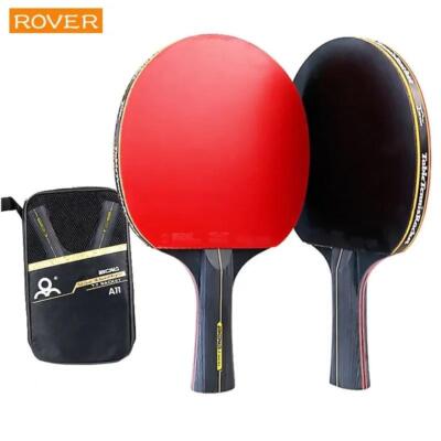 6 Star Table Tennis Racket 2pcs Professional Ping Pong Racket Set