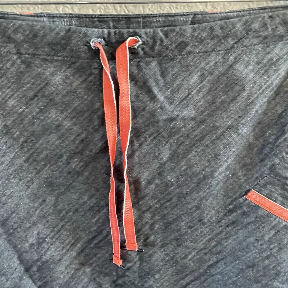 Винтажная женская юбка Diesel 26 серая оранжевая без застежек на талии хлопок Y2K - Изображение 4 из 4