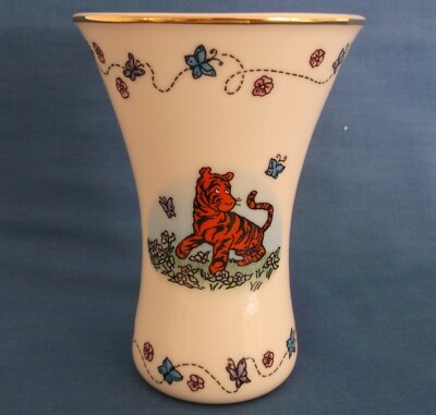 LENOX DISNEY TIGGER FEINPORZELLAN KNOSPENVASE FREUNDSCHAFT IN BLÜTE WINNIE THE POOH