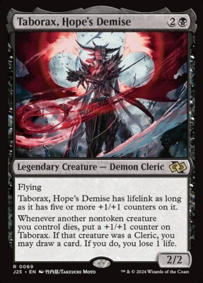 NM Taborax, Hope's Demise, MTG, Foundations Jumpstart, Magic the Gathering, 69