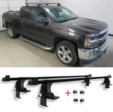 54" Roof Racks Cross Bars For 2019-2025 Chevrolet Silverado 1500 2500HD 3500HD